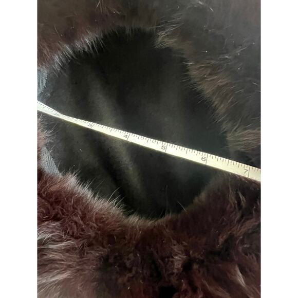 Makins New York Vintage Russian Style Hat Black Purple Fur JP main image 7